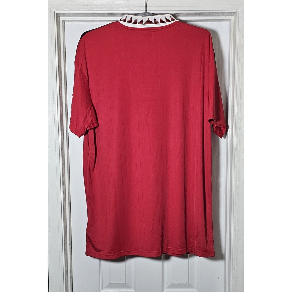 Adidas Manchester United 22 23 Home Soccer Mens Size XL H13881 Red Embroidered - Picture 2 of 7